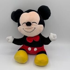 Disney Mickey Mouse Plush Toy - Black, Red, Yellow